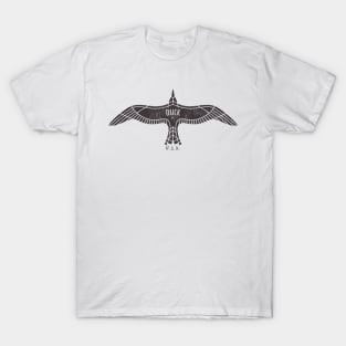 Duck, NC Summertime Vacationing Bird Flight T-Shirt